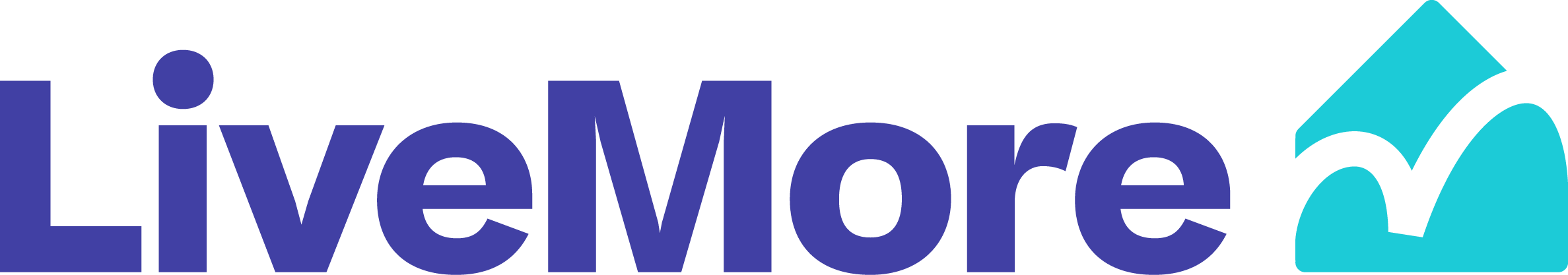 Primary logo LiveMore_Brandmark_RGB_Indigo_Bright-01300